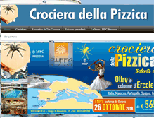 Tablet Screenshot of crocieradellapizzica.com